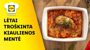 kiaulienos mente receptai