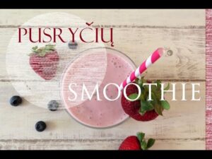 smoothie receptai